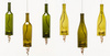 Veinipudelitest valmistatud küünlajalad
